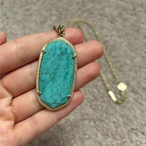 Beautiful Kendra Scott Necklace with Turquoise stone